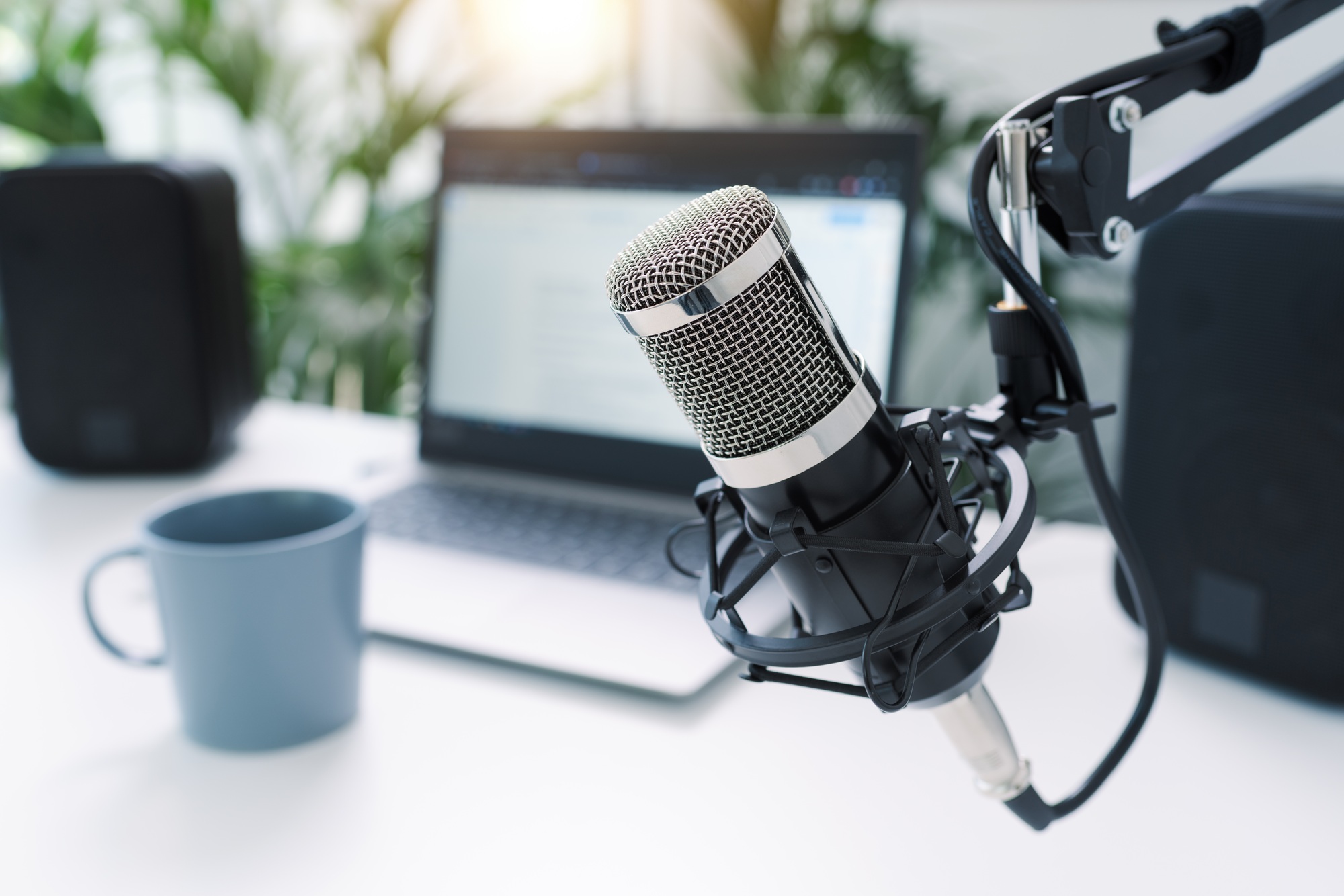 podcast recording station